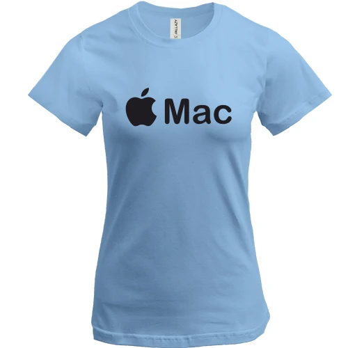 Женская футболка, Синий, Mac
