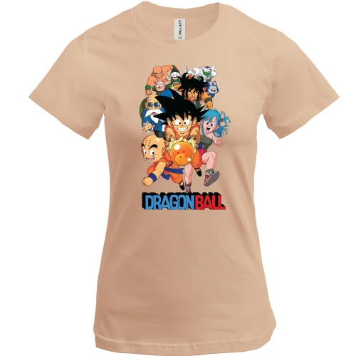 Женская футболка, Белый, Dragon Ball