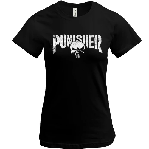Женская футболка, Черный, The Punisher