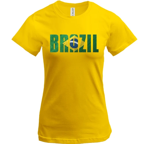 Женская футболка BRAZIL
