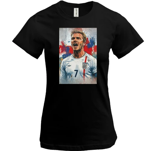 Женская футболка David Beckham