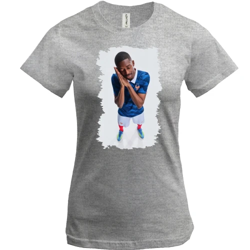 Женская футболка Ousmane Dembele