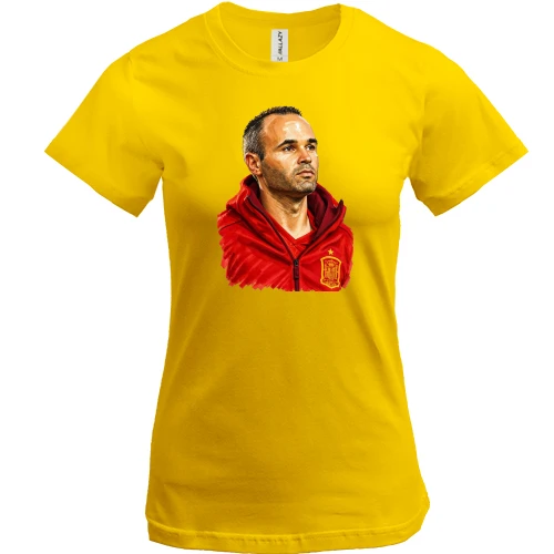 Женская футболка Andrés Iniesta