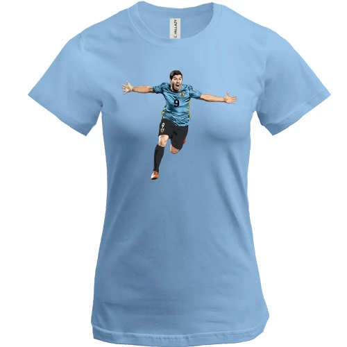 Женская футболка Luis Suarez