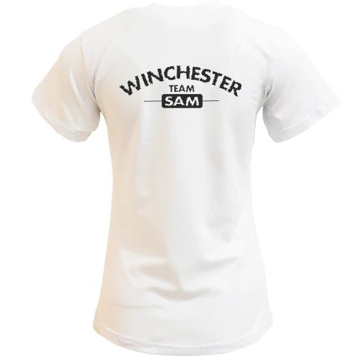 Женская футболка, Белый, "Winchester Team - Sam"