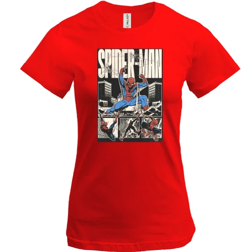 Женская футболка Постер Spider-Man