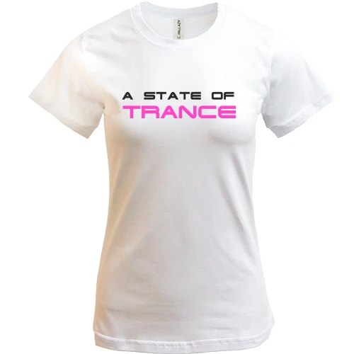 Жіноча футболка, Чорний, A state of trance