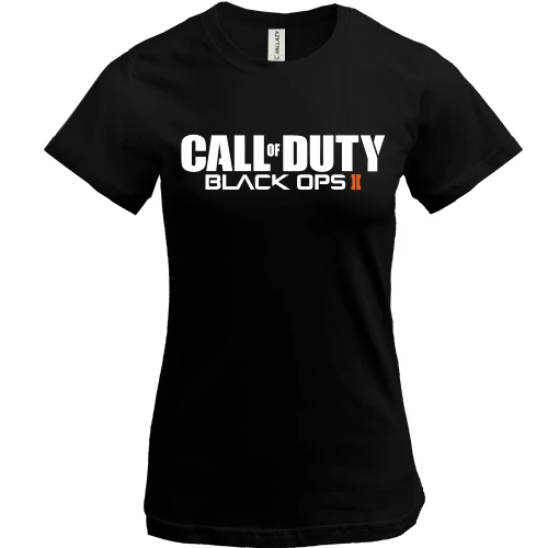 Женская футболка, Черный, Call of Duty: Black Ops II