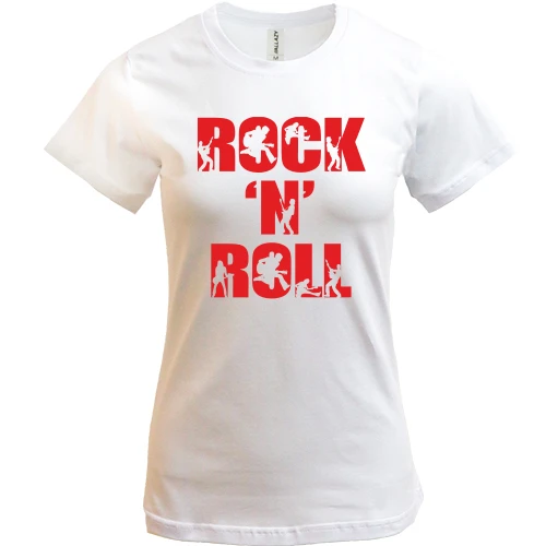 Женская футболка Rock'n Roll
