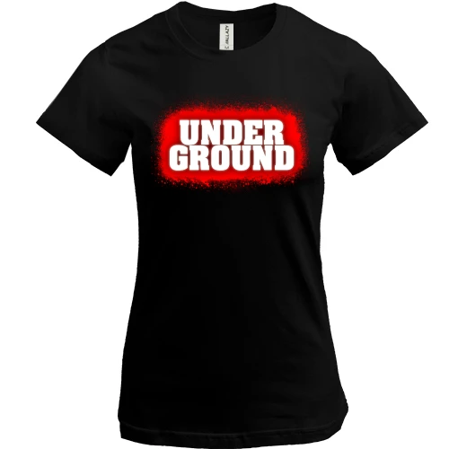 Женская футболка Underground