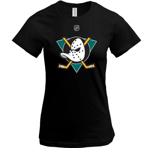 Жіноча футболка, чорний, Anaheim Ducks (2)