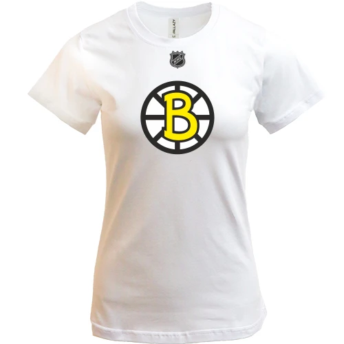 Женская футболка, Желтый, Boston Bruins
