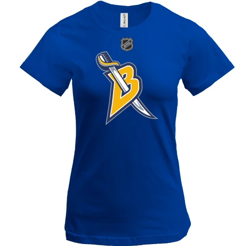 Женская футболка, Синий, Buffalo Sabres 2