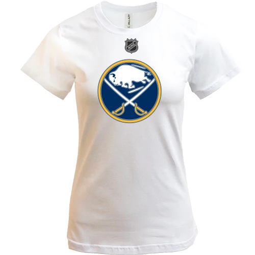 Женская футболка, Черный, Buffalo Sabres