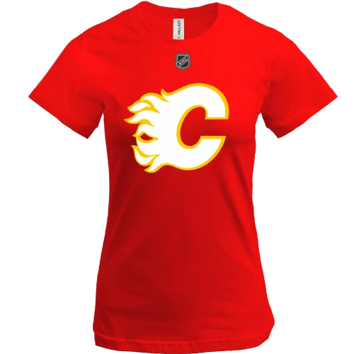 Жіноча футболка, червоний, Calgary Flames