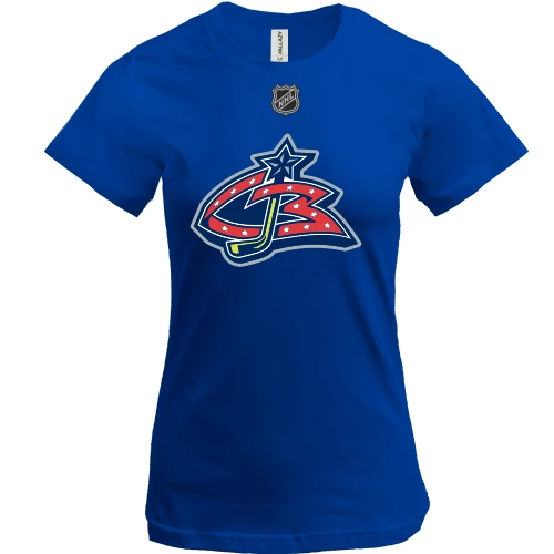 Жіноча футболка, Білий, Columbus Blue Jackets 2