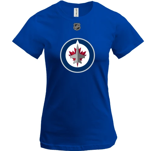 Жіноча футболка, синій, Winnipeg Jets