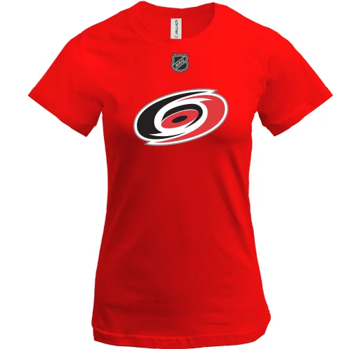 Женская футболка, Красный, Carolina Hurricanes