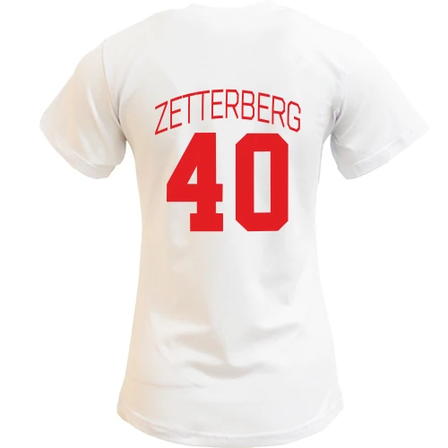 Жіноча футболка, Білий, Henrik Zetterberg