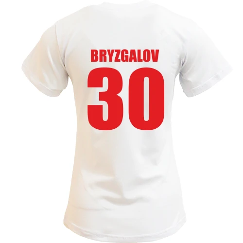 Женская футболка, Белый, Ilya Bryzgalov