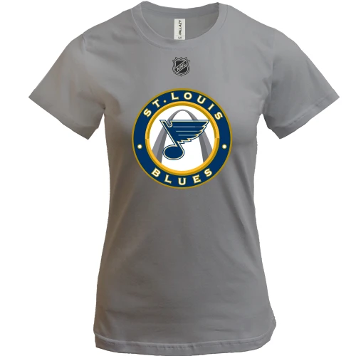 Жіноча футболка, білий, Saint Louis Blues 2