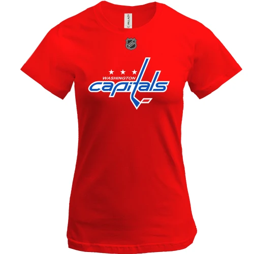 Жіноча футболка, червоний, Washington Capitals