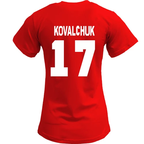 Женская футболка, Красный, Ilya Kovalchuk