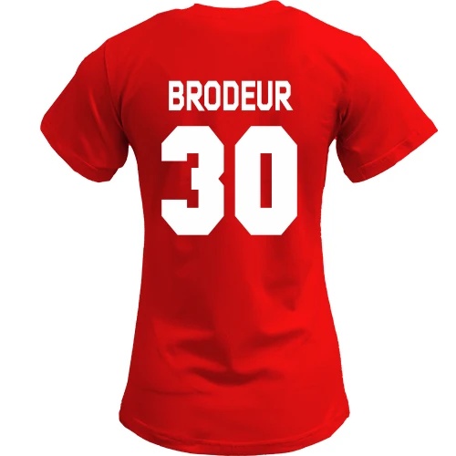 Жіноча футболка, червоний, Martin Brodeur