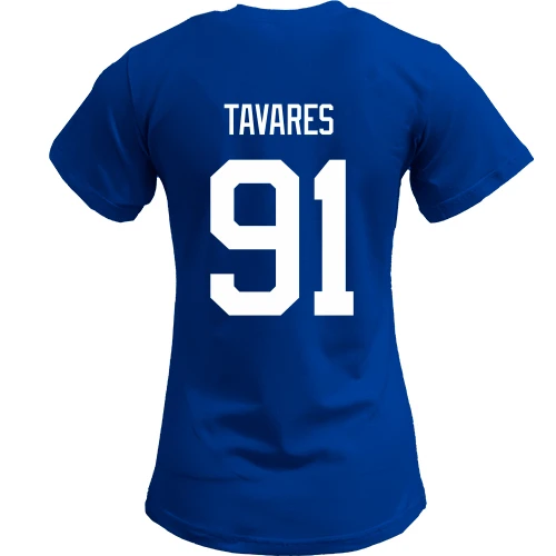 Женская футболка, Синий, John Tavares