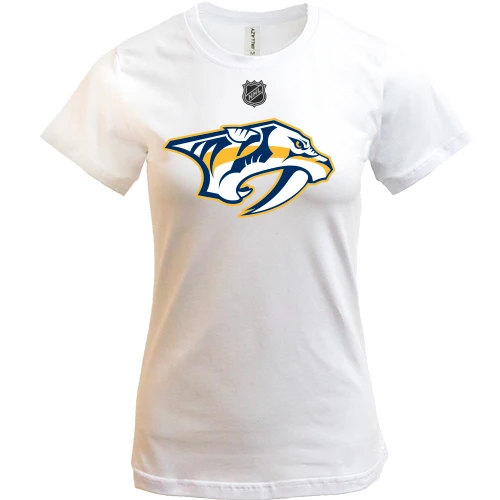 Жіноча футболка, білий, Nashville Predators