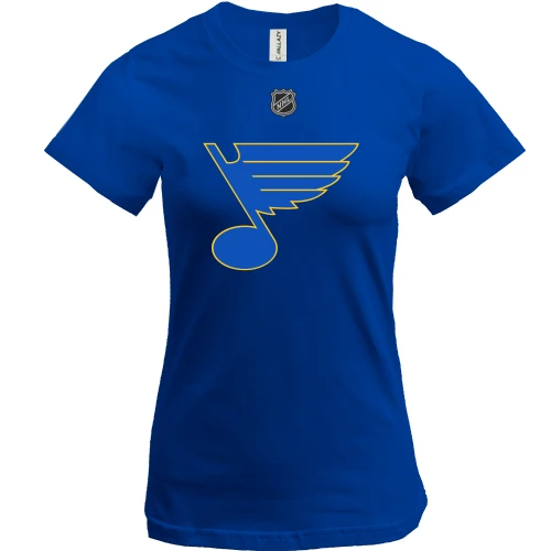 Жіноча футболка, синій, Saint Louis Blues
