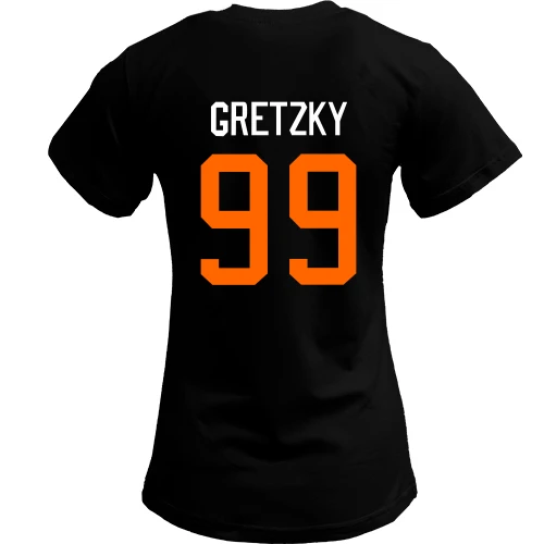 Жіноча футболка, чорний, Wayne Gretzky