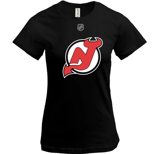 Жіноча футболка, чорний, New Jersey Devils
