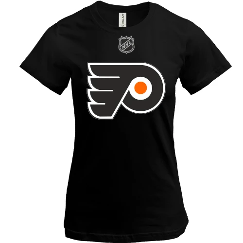 Жіноча футболка, Чорний, Philadelphia Flyers