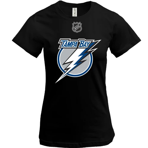 Жіноча футболка, чорний, Tampa Bay Lightning