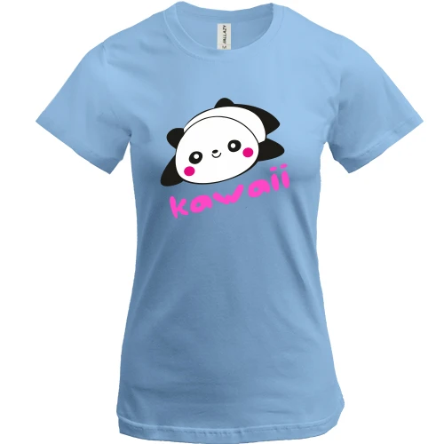 Женская футболка Kawaii Panda (Кавай Панда)