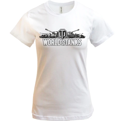 Женская футболка Контур World of Tanks