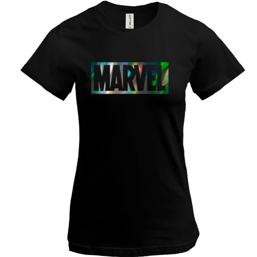 Женская футболка Marvel (голограмма)