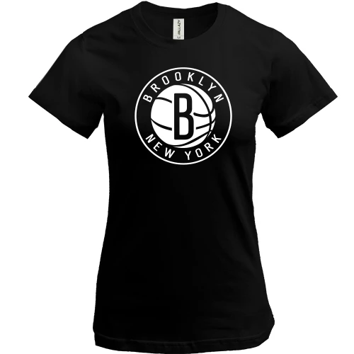 Жіноча футболка, Чорний, Brooklyn Nets (2)