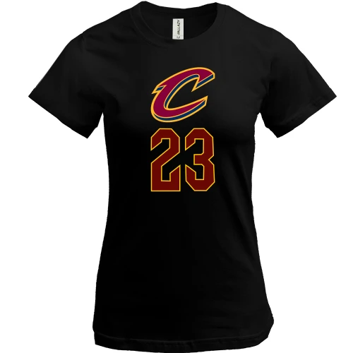 Жіноча футболка, Чорний, Cleveland Cavaliers LeBron James (2)