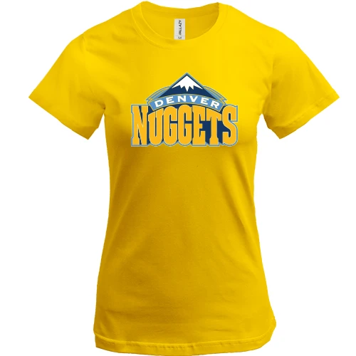 Жіноча футболка, Жовтий, Denver Nuggets