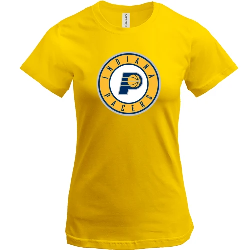 Женская футболка, Желтый, Indiana Pacers