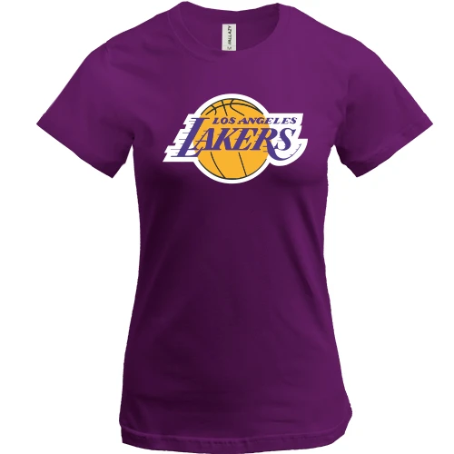 Жіноча футболка, Фіолетовий, Los Angeles Lakers