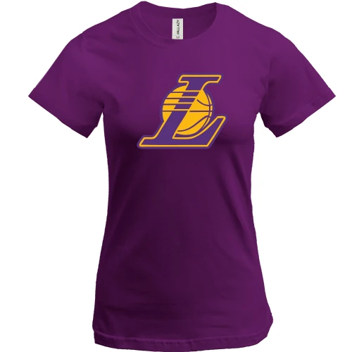 Жіноча футболка, Фіолетовий, Los Angeles Lakers (2)