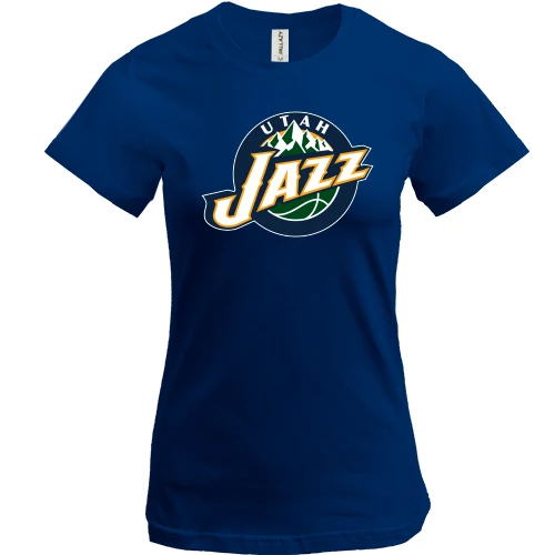 Жіноча футболка, Синій, Utah Jazz