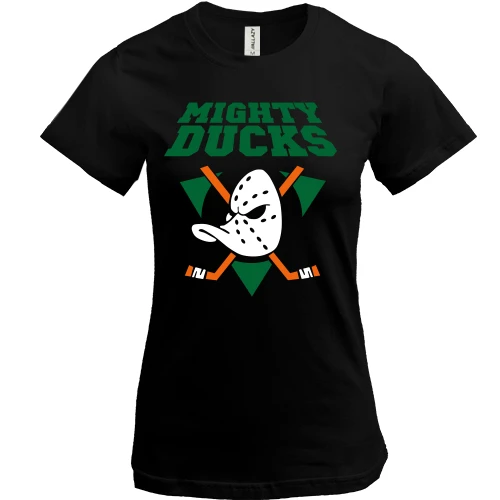Жіноча футболка, чорний, Anaheim Mighty Ducks