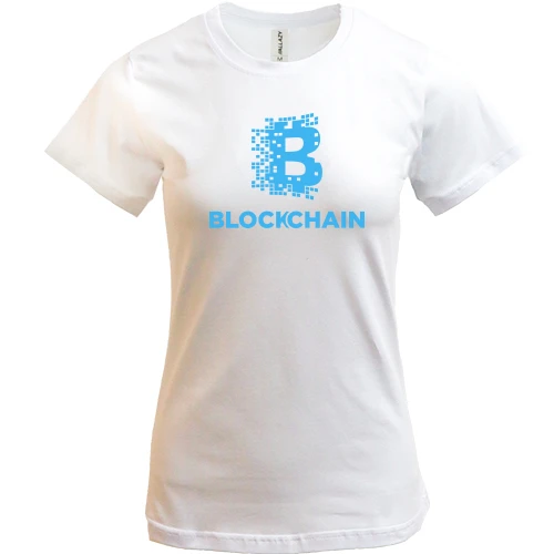 Жіноча футболка Blockchain