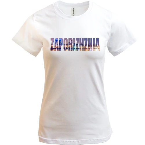 Женская футболка Zaporizhzhia