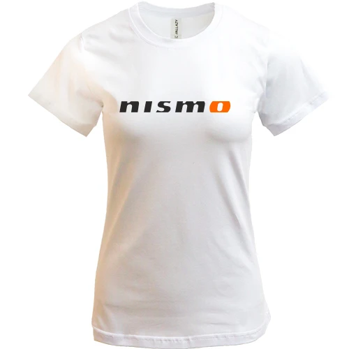 Женская футболка, Белый, Nismo