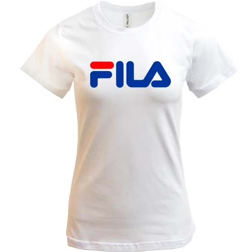 Жіноча футболка, білий, FILA